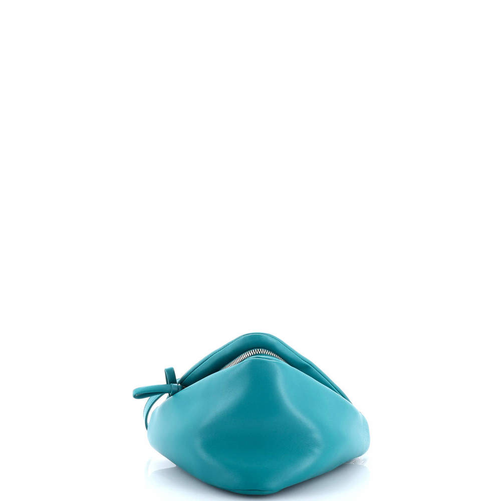 Prada Small Triangle Convertible Zip Handbag Leat… - image 4